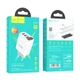 Зарядний пристрій HOCO Easy charge digital display charger (3USB, 3.4A). White - зображення 7