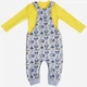 Полукомбинезон со свитшотом Mickey Mouse Disney 68-74 см (6-9 мес) MC18337 Бело-желтый 8691109924230 - изображение 4