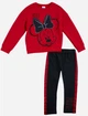 Спортивний костюм Minnie Mouse Disney 98 см (3 роки) MN18391 Чорно-червоний 8691109929822 - зображення 1