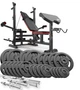 Набор Hop-Sport Strong 179кг со скамьей HS-1075 - изображение 1