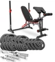 Набор Hop-Sport Strong 116кг со скамьей HS-1095 - изображение 1