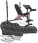 Набор Hop-Sport Strong 138кг со скамьей HS-1095 - изображение 1