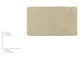 Коврик для ванной Wenko Belize Sand 55 x 65 см, микрофибра, бежевый - изображение 2