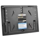 Відеодомофон кольоровий Luxury 806 R2 на 2 камери комплект з панелью виклику SD 32 Гб 8 дюймів Чорний - зображення 2