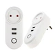 Розумна WiFi розетка з керуванням через смартфон Digital LIon IS02, з 2 USB портами, 16А - зображення 3