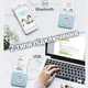 Портативний bluetooth термопринтер для смартфона PeriPage A6, блакитний - зображення 5