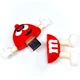 Флеш накопитель Techkey M&M’s 64GB USB 2.0 OTG red - изображение 1