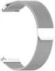 Ремінець BeCover Milanese Style для Xiaomi Mi Watch (20mm)/Garmin Vivoactive 3S/4S/Venu 2С/Canyon CNS-SW71SS/Mobvoi TicWatch C2/Withings Activite Steel/Huawei Honor S1 Silver (BC_707691) - зображення 1