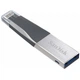 Флеш-накопитель USB3.0 64GB Lightning SanDisk iXpand Mini Black/Silver (SDIX40N-064G-GN6NN) - изображение 1