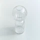 Ваза стеклянная REMY-DECOR Лимо прозрачная 18 см - изображение 3