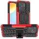 Чехол Armor для Xiaomi Redmi 10C бампер противоударный с подставкой Red - изображение 1