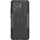 Чехол Armor для Xiaomi Redmi 10C бампер противоударный с подставкой Black - изображение 5