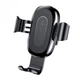 Автомобильный держатель с беспроводной зарядкой Baseus Gravity Holder Black (WXYL-01) - изображение 1
