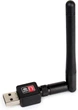 USB адаптер беспроводной сети с антенной, внешний WiFi приемник для ПК OEM UWA02, 150 Mbps - изображение 1