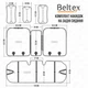 Накидки на сидения Beltex Barcelona серые (передн+задн) BX83200 - изображение 7