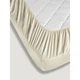 Простынь на резинке Arya Сатин London AR-A107299-cream 160х200х30 см кремовая - изображение 2