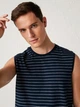 Мужская майка LC Waikiki с белым принтом M Синяя (LCW T-shirt -7203) - изображение 3