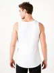 Мужская майка LC Waikiki Ride the wave с принтом пальмы S Белая (LCW T-shirt -7221) - изображение 2
