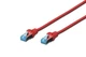 Патч-корд DIGITUS cat.5e, SF-UTP, 5м, AWG 26/7, червоний - зображення 2