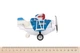 Літак металевий інерційний Same Toy Aircraft синій SY8016AUt-4 - изображение 3