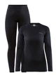 Жіночий комплект термобілизни CRAFT Core Warm Baselayer Set 1909708-999000 Black M - зображення 1