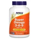 Жирные кислоты Now Foods Super Omega 3-6-9 1200 мг 180 капсул - изображение 1