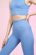 Облягаючий топ в рубчик Formactive ХS/S блакитний - зображення 2