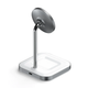 Беспроводное зарядное устройство Satechi Aluminum 2-in-1 Magnetic Wireless Charging Stand Space Grey (ST-WMCS2M) [70941] - изображение 3