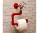 Держатель туалетной бумаги из труб Simple Red - изображение 1