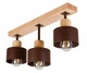 Потолочный светильник WoodLume 3 Line Brown - изображение 1