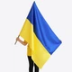 Атласный прапор України 140*90 см жовто-синій - изображение 2