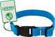 Ошейник кожаный Lucky Pet двойной пластиковая фурнитура 2.0/30-40 Голубой (4820224217796) - изображение 1