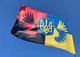 Прапор Янголи України з гербом синьо-жовтий/червоно-чорний 105х70 см PromoZP - зображення 2