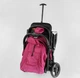 Коляска прогулочная детская JOY Comfort L-20115 рама сталь с алюминием, футкавер, подстаканник, телескопическая ручка Розовая - изображение 3