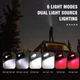 Налобний ліхтар "Multifunctional Headlamp BL 123" XPE+COB, акумуляторний ліхтар на голову (1009453-Black) - зображення 4
