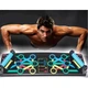 Доска для отжиманий, опоры для отжиманий, стойка для бодибилдинга Push Up Rack Board с упорами разным хватом - изображение 6