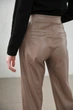 Брюки з еко-шкіри утеплені Akta Eco Leather Capuccinno розмір L ( 1043_L ) - зображення 4