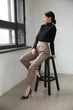 Брюки з еко-шкіри утеплені Akta Eco Leather Capuccinno розмір L ( 1043_L ) - зображення 7