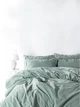 Двоспальний Євро комплект Limasso Standart Natural Green Варена Хлопок - зображення 1