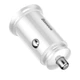 Автомобильное зарядное устройство Baseus Circular Plastic QC 4.0+PD3.0 30W USB + Type-C 5A Серебристый - изображение 4