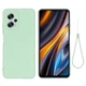 Захисний чохол Deexe Silicone Case для Xiaomi Poco X4 GT - Green - зображення 1