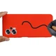 Силіконовий (TPU) чохол Deexe Silicone Case для Xiaomi Poco X4 GT - Red - зображення 5