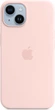 Чохол для смартфона Apple iPhone 14 MagSafe Silicone Case Chalk Pink (MW5V3ZE/A) - зображення 1