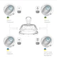 Силиконовая соска для бутылочки Nuvita Mimic от 6 месяцев 2 шт + клапан (NV6064) - изображение 9