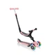 Самокат з сидінням Globber Go-Up Foldable Plus Lights Pastel Pink (643-210) - зображення 1