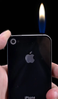 Запальничка подарункова Apple iPhone Звичайне полум'я Black - зображення 2