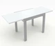 Стол обеденный раскладной Fusion furniture Слайдер 815 Серый/Стекло белое (10000132) - изображение 2
