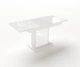 Стіл обідній розкладний Fusion furniture Бостон Білий/Скло біле (10000145) - зображення 2