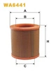 Фильтр воздушный Alfa Romeo AR 6/8, Iveco Daily/Grinta I, Daily/Grinta II, Citroen C25 Wix Filters (WA6441) WIX Filters (WA6441) - изображение 1