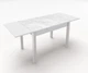 Стол обеденный раскладной Fusion furniture Марсель 90х60 Белый/Стекло УФ 15 265 (10000199) - изображение 2